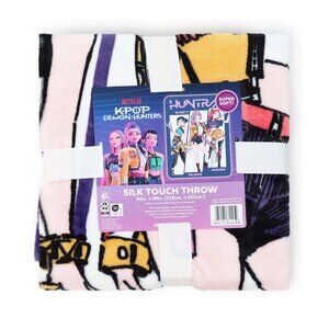 KPOP Demon Hunters Huntrix - Kids Throw Blanket - Twin/Full 46"x 60" - NEW